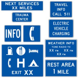 blue-guide-sign