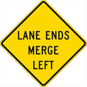 lane-ends-here-sign
