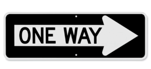 one-way
